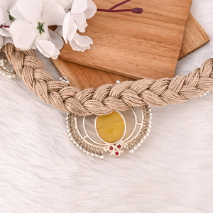Handmade Jute Thread Trendy Boho Eco-Friendly Layered <b>Statement</b> <b>Necklace</b> for Women Perfect Gift - Product Image 4
