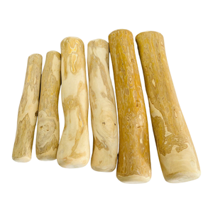 Jouet à mâcher pour chien en bois de café, durable, en bois naturel, pour chiens de grande taille, bâtonnet pour nettoyer les dents - Product Image 1