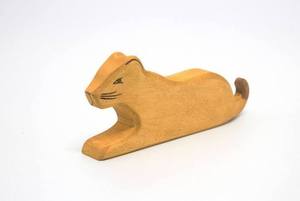 Handmade <b>Wooden</b> Bear Figurine Carved Animal Educational Eco-Friendly Durable <b>Wooden</b> Kids Toy Freestanding Craft - Product Image 3