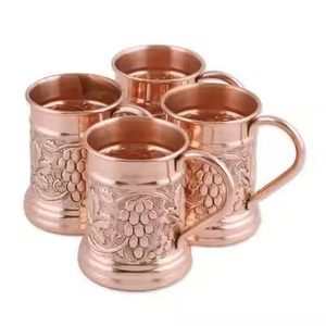 Taza de Cobre Única para Moscow Mule, Elegante Vaso para Bebidas, Ideal para Bar, Cocina, Restaurante, Colección de Regalos - Product Image 6