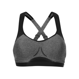 Soutien-gorge de sport personnalisé OEM pour femmes, broderie, maintien élevé, dos nageur et couvrance intégrale, confort respirant - Product Image 2