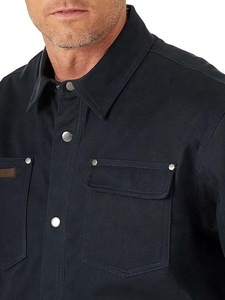 Custom <b>Work</b> <b>Jackets</b> Men Polyester Twill Breathable <b>Work</b> <b>Jackets</b> Custom Mechanic Embroidered <b>Canvas</b> <b>Jacket</b> - Product Image 5