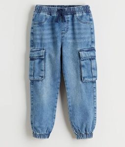 Pantalon de jogging en denim de style premium Vornex Industry pour l'extérieur, avec plusieurs poches, coupe confortable, denim respirant en coton mélangé - Product Image 1