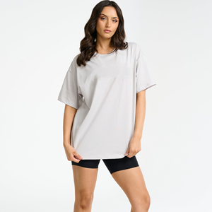 Camiseta al por mayor personalizada para mujer, camiseta extragrande de alta calidad, 100% algodón para mujer - Product Image 3