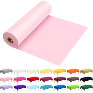 Premium Disposable <b>Plastic</b> <b>Tablecloth</b> Roll Cover for All Types and Shapes of Tables - Product Image 1