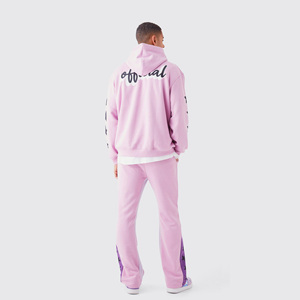 Conjunto Deportivo Unisex de Algodón Gris de ACCORD APPAREL, Sudadera con Capucha y Pantalones Jogger de Color Sólido, Ropa Casual de Otoño, Manga Larga, Cordón Ajustable en los Lados de los Pantalones - Product Image 2