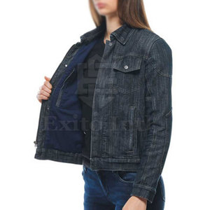 Chaqueta de Mezclilla de Invierno para Mujer, Transpirable, de Algodón, Talla y Diseño Personalizables, Alta Calidad, Venta al Por Mayor - Product Image 5