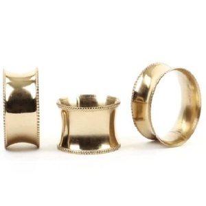 Anillo de Servilleta Redondo de Aluminio Moderno, Ecológico, Duradero y Elegante, Accesorio de Mesa para Bodas y Decoración de Comidas de Lujo - Product Image 6