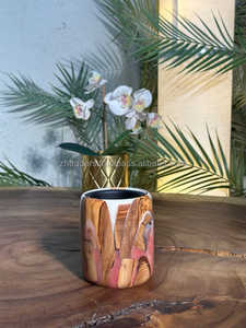 Elegant Resin Epoxy <b>Wood</b> Bakhoor <b>Burner</b> with Artistic Pattern Handmade Arabic Oud <b>Burner</b> Luxury Home Fragrance & Interior Decor - Product Image 2