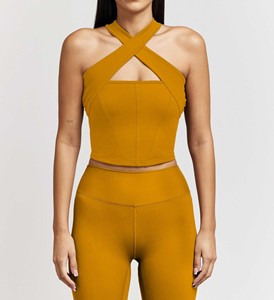 Soutien-gorge de sport pour femme fabriqué en usine, à prix abordable, le plus vendu, séchage rapide, grande taille, respirant, maintien élevé, écologique, pour le yoga, fermeture avant - Product Image 6