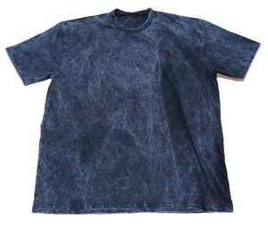 Venta al por mayor para hombre 100% algodón en blanco lavado ácido ligero medio efecto pesado camiseta de gran tamaño 220 Gsm Vintage ropa teñida camiseta - Product Image 2