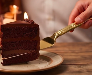 Golden Cake Knife Serving <b>Tool</b> <b>Metal</b> Rectangle Shape Dishwasher Safe Elegant Design Perfect <b>For</b> Cake Decorations And Parties - Product Image 6
