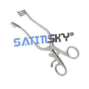 Juego de 2 Retractores Quirúrgicos Weitlaner Satinsky de 5.5" y 7", con Puntas Cónicas 3x4, Acero Inoxidable de Grado Alemán, para Cirugía Ortopédica Hospitalaria - Product Image 3