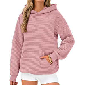 <b>Women's</b> Autumn/Winter <b>Long</b>-Sleeve Pocket Hooded Pullover <b>Sweatshirt</b> Stylish Knitted Tops for <b>Women</b> New Fashionable Hoodie - Product Image 5