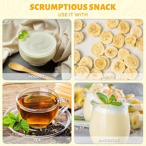 Muestra Gratuita de Banana Liofilizada FD, Refrigerio de Fruta en Rodajas Crujientes, Dulzura Natural, Saludable, Empaquetado a Granel, Cultivada en Vietnam, BRCGS ISO - Product Image 3