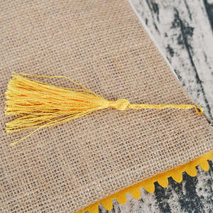 Bolsa de Cosméticos de Yute Hecha a Mano con Cierre, Bolsa de Viaje Reutilizable para Maquillaje - Product Image 3