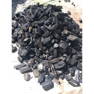 Vente en gros de véritables pierres brutes de tourmaline noire en cristal naturel artisanat pour la méditation Feng Shui minéraux de roches d'agate brutes - Product Image 2