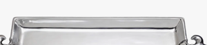 Plateau de service rond en métal argenté poli de haute qualité avec poignées, design orné, compatible lave-vaisselle et micro-ondes, pour restaurant et usage domestique - Product Image 6