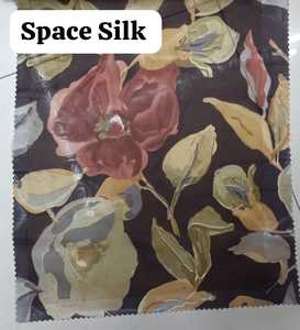 Space Silk Fabric With Premium Floral Work Elegance Design <b>For</b> Designer Sarees Suits Lehengas Wholesale Royal Soft Weave Collect - Product Image 2