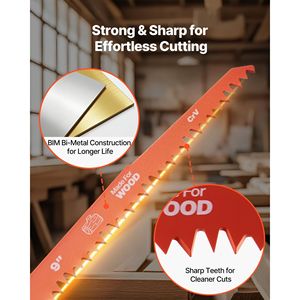 Set di 32 Lame Bimetalliche per Sega a Gattuccio con Attacco Universale, Varie Misure per Metallo e Legno - Product Image 3