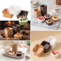 Fabricant professionnel d'emballages en papier, gobelets en papier jetables pour la pâtisserie, moules à cupcakes, service OEM personnalisé