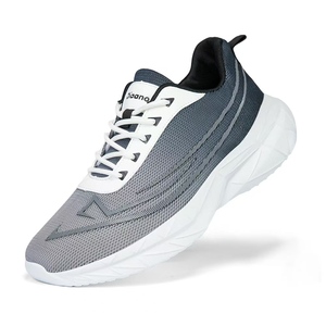 Chaussures de sport noires pour hommes, baskets décontractées à lacets, antidérapantes, légères, respirantes, de haute qualité, pour la marche en plein air et la course - Product Image 1