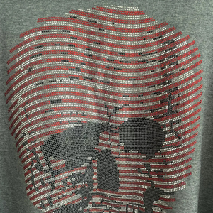 Sudadera con capucha extragrande personalizada con pedrería, estilo holgado, lavado ácido, con cristales y brillo vintage - Product Image 6