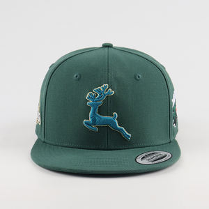 Gorra de Béisbol de Alta Calidad con 6 Paneles, Logotipo Bordado en 3D Personalizado, Gorra Plana con Visera Plana, Ajustable, a la Moda - Product Image 3
