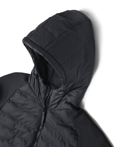 Vestes à capuche hybrides matelassées pour hommes, design personnalisé, vente en gros, style élégant, haute qualité, fabrication pakistanaise, légères et chaudes, vêtements décontractés d'hiver - Product Image 3