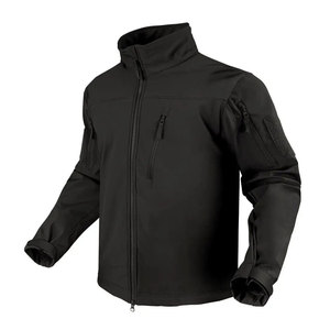 Vestes Softshell Homme Personnalisées en Gros, Manteaux d'Extérieur Thermiques Imperméables à Col Montant Brodé Coupe-Vent - Product Image 2