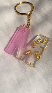 New Resin Blue Heart Sequined A-Z <b>Initial</b> Letter Key <b>Chain</b> Butterfly Tassel Letter Charm Keychain for Bag Key Backbag - Product Image 5