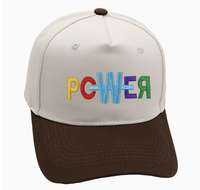 Nouvelle Arrivée Casquette Trucker Bicolore Logo Brodé Personnalisé Visière Courbée Réglable Snapback Décontractée Streetwear Casquette de Baseball