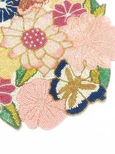 Decorative <b>Beaded</b> <b>Placemats</b> Handmade Intricate Embroidery Dining Table Mats for Luxury Home Hotel Restaurant and Party Use - Product Image 5