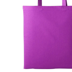 กระเป๋าผ้าแคนวาสธรรมดาแบบหูสั้น ขายส่งจำนวนมาก เป็นมิตรกับสิ่งแวดล้อม เหมาะสำหรับใส่ของช้อปปิ้ง - Product Image 4