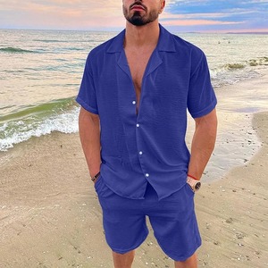 Camisa de Playa Casual de Verano para Hombre, Talla Grande, Manga Corta, Estampado de Palmeras, Diseño Hawaiano Transpirable en 3D - Product Image 3