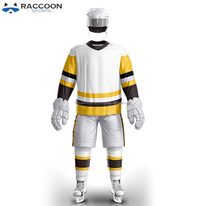 Camiseta de Hockey sobre Hielo 100% Poliéster para Prácticas de Equipos Deportivos, Uniforme de Hockey sobre Hielo Personalizado de Excelente Calidad para Hombre, Raccoon Sports Quick - Product Image 4