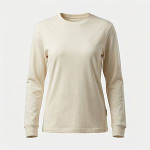 เสื้อยืดทรงยาวสำหรับผู้หญิง สไตล์เรียบร้อย ปกปิดมิดชิด แต่ให้สัมผัสความทันสมัยแบบคนเมือง เสื้อยืดแฟชั่นล้ำสมัย เทรนด์ฮาโลวีน เสื้อยืดสีสันตามสั่ง - Product Image 1