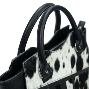 Sac fourre-tout en cuir de vachette, sac en cuir véritable pour femme, vente en gros, fournisseur de sacs à main tendance, marque privée OEM - Product Image 2