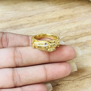 Anillos de Anubis Egipcios de Último Diseño, Anillo Gótico de Latón con Forma de Animal para Hombre, Anillo de Dios Zorro Chapado en Oro de 18k para Venta al por Mayor - Product Image 4
