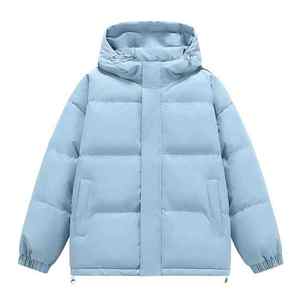 Chaqueta Acolchada Larga Impermeable y Transpirable para Hombre, de Invierno, Brillante, Ligera, con Cierre de Cremallera y Decoración con Logotipo, Venta al Por Mayor - Product Image 2