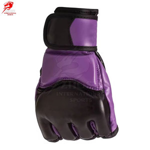 Guantes de Mma de color sólido y elegantes para artes marciales, equipo de entrenamiento de boxeo con diseño de dedos flexibles - Product Image 5