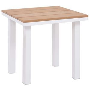 Juego de 2 Tumbonas de Aluminio Blancas y Marrones de Tamaño Estándar para Comodidad y Estilo - Product Image 4