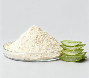 Extracto de aloe vera natural de alta pureza en polvo 200X para una dosificación precisa y aplicaciones convenientes en la fabricación de cosméticos. - Product Image 3