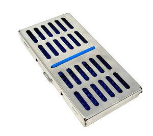 Boîte de rangement pour instruments de stérilisation en acier inoxydable de qualité supérieure, autoclavable, pour chirurgie, dentisterie, médecine, avec marquage CE ISO, étui organisateur - Product Image 4