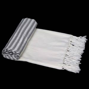 Serviette turque professionnelle 100% coton, serviette Fouta à rayures, serviette Hammam pour la vente en gros en Inde - Product Image 5