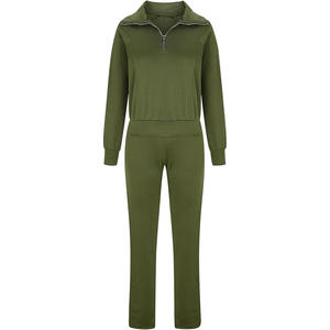 Ensemble de survêtement pour femme en tissu premium, sweat à capuche et pantalon de jogging, élégant et confortable, vêtements de sport pour tous les jours - Product Image 3