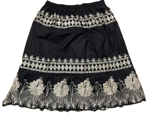 Fabrication professionnelle, vente en gros, nouvelle collection de jupes brodées, jupe de soirée taille haute, jupes brodées en coton de haute qualité - Product Image 3