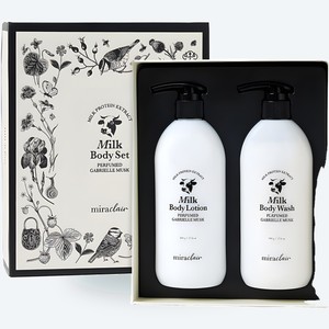 Miracleare Milk Body <b>Set</b> Perfumed Gabriel Musk 500g + 500g Korean Body Care Gift <b>Set</b> - Product Image 6