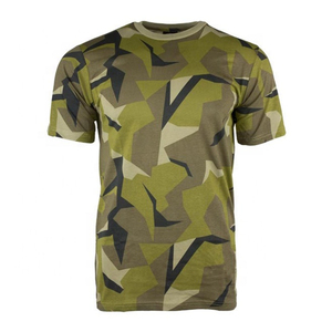 เสื้อยืดแขนสั้นลายพรางยุทธวิธียูนิเซ็กซ์ DELAWARE INDUSTRIES ผลิตจากโพลีเอสเตอร์ 100% ระบายอากาศได้ดี เหมาะสำหรับใส่ล่าสัตว์ในฤดูร้อน แบบมีลายพิมพ์ - Product Image 1