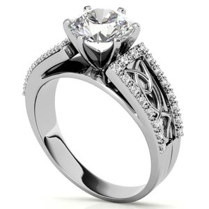 Cut Moissanite <b>Solitaire</b> <b>Ring</b> 925 Sterling <b>Silver</b> Luxury Engagement Wedding Bridal Anniversary Party Gift <b>Ring</b> - Product Image 5